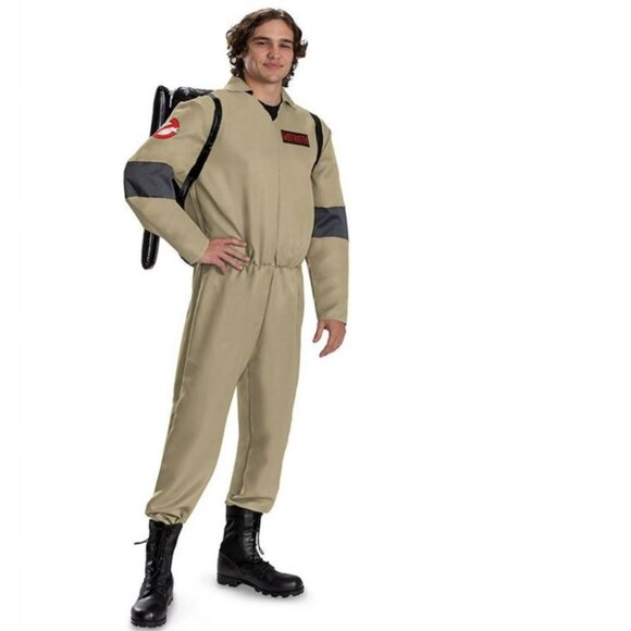 Ghostbusters Halloween Costume 38/40 Frozen Empire Jumpsuit 3pc Adult Unisex - Picture 2 of 5